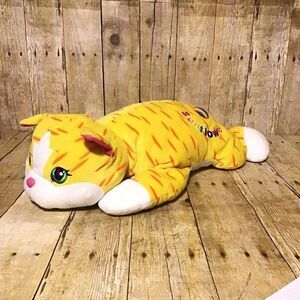 Vintage Lisa Frank‎ Sunflower 23” Yellow Cat Plush 1998
